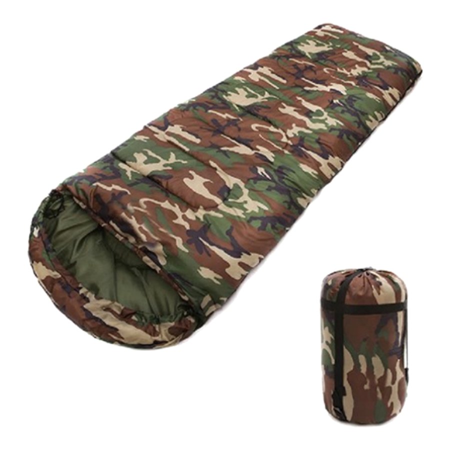 Mummy Sleeping Bag, Woodland camo