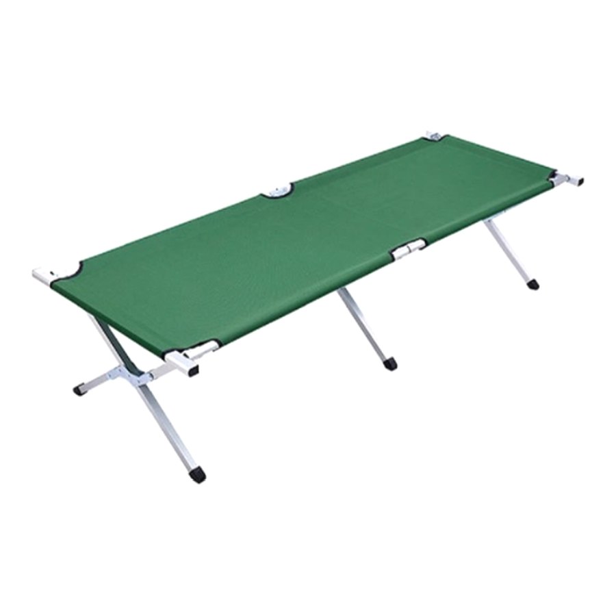 Folding Field Cot, Green