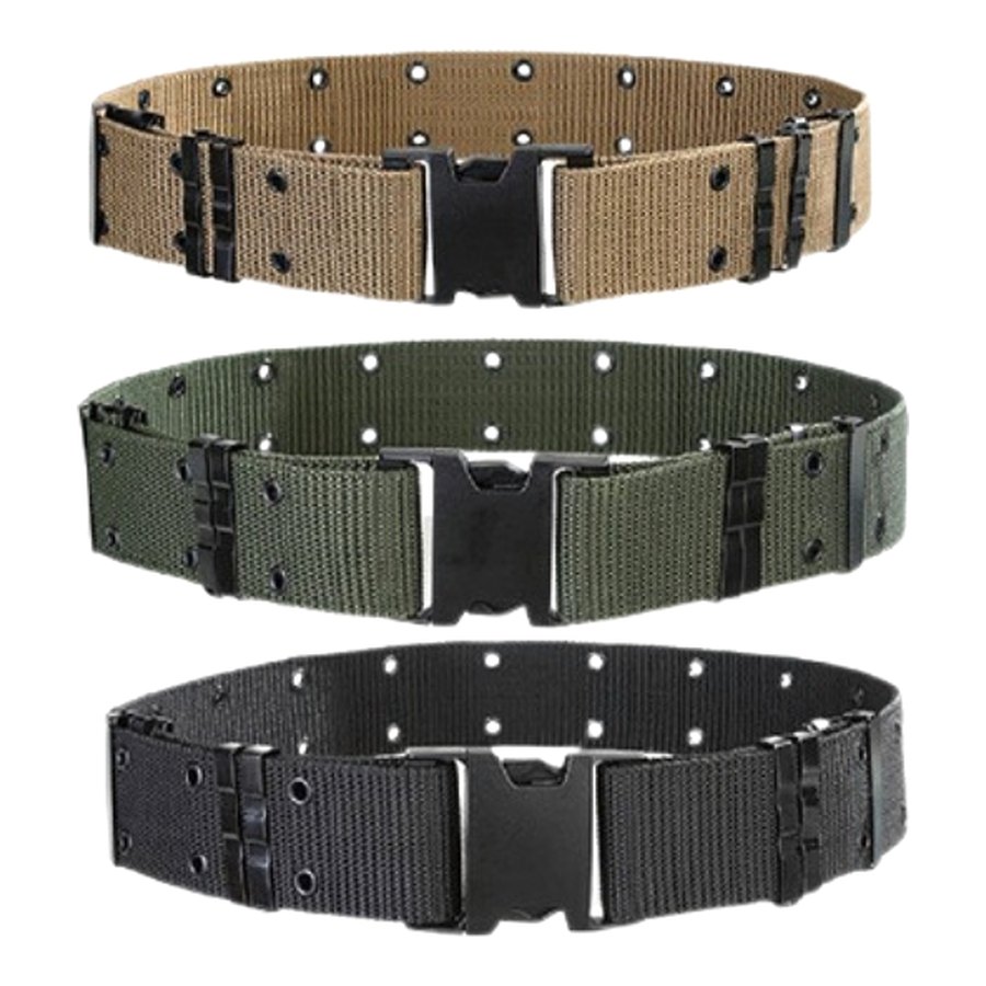 Web Duty Belt, Black / olive / tan
