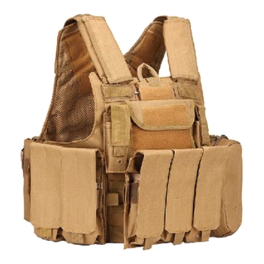 Chest Rig Plate Carrier, Coyote