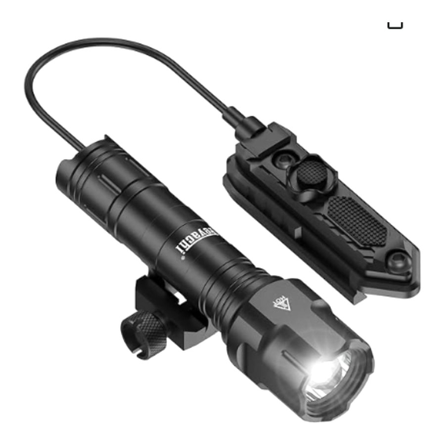 Weapon Light with Pressure Switch, Black